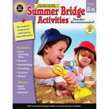 CARSON DELLOSA Summer Bridge Activites Book, Grades Prek-K 1524145